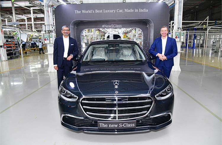 Mercedes-Benz rolls out Made-in-India S-class from Chakan plant