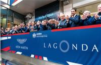 Celebrating the floating of Aston Martin on LSE