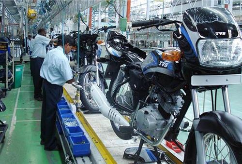 TVS Motor Company’s March 2023 sales register 3% growth;  22% growth in domestic sales