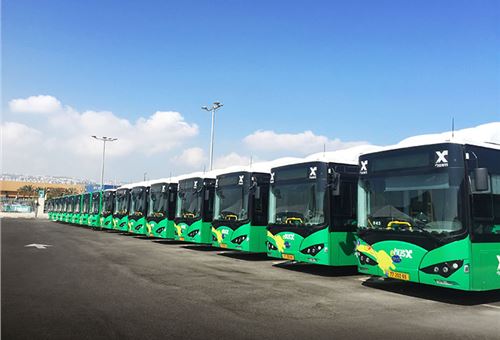Eberspaecher air-conditions e-buses from BYD and Golden Dragon for Israel's public transport systems