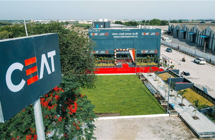 CEAT inaugurates its largest truck service hub in Gandhidham