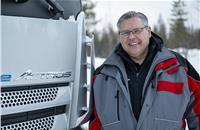 Dr. Christof Weber: “Even in very wintry conditions, our battery-powered trucks are fully operational.
