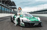 Sophia Florsch is a Schaeffler brand ambassador and is gunning for points in an Audi R8 LMS GT3 with Space Drive.