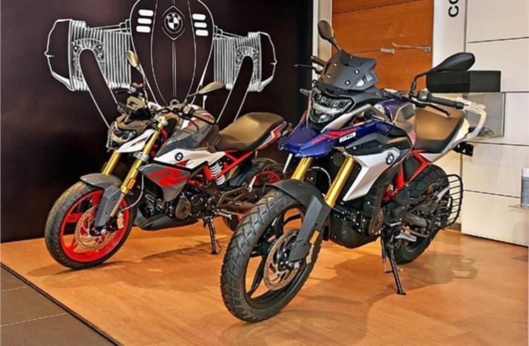 The G 310 R and G 310 GS account for nearly 90% of sales in 2021; from 2017, cumulative sales of all BMW Motorrad two-wheelers have crossed 12,000 units in India.