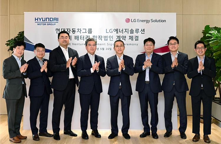 Hyundai and LG Energy Solution to set up 30 GWh battery cell plant in the US