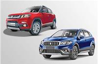 At present, India's best-selling SUV, the Maruti Vitara Brezza, and the S-Cross only tank up on diesel.