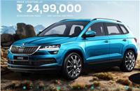 The Skoda Karoq has been brought to India as a CBU and priced at Rs 24.99 lakh (ex-showroom).