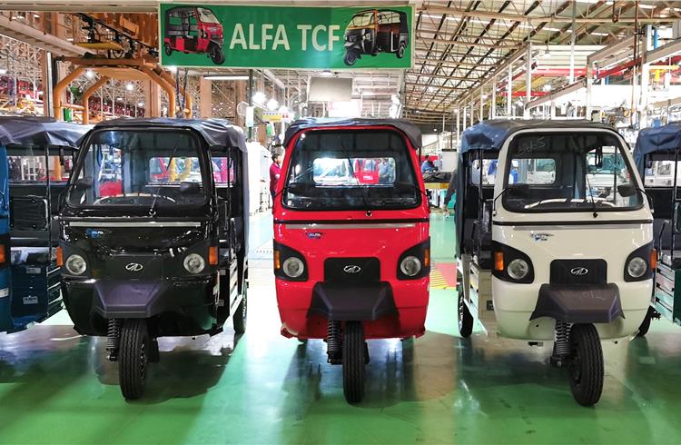 50,000th electric Mahindra e-Alfa rolls out of Haridwar Plant 