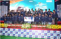 Winners of the best mBAJA team of BAJA SAE India, Government College of Engineering from Pune