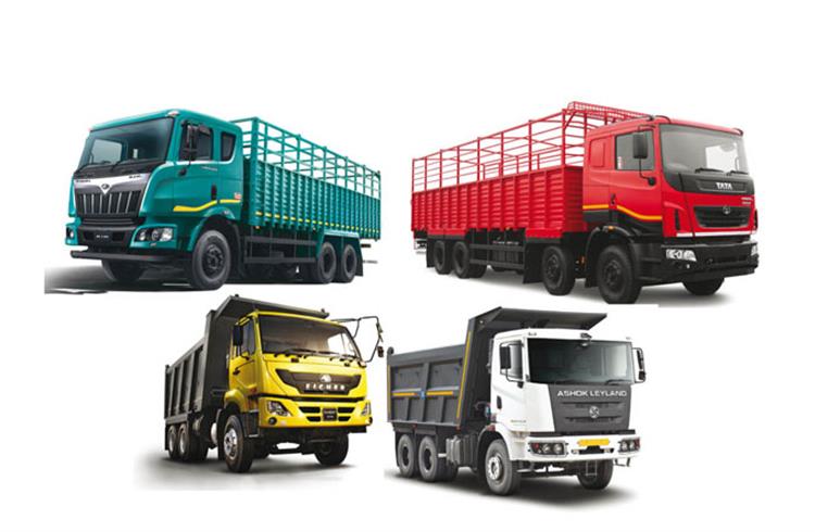 Tata Motors, Mahindra CV sales