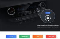 Fine Dust Indicator’ measures the air inside the vehicle in real time and delivers digitised information, allowing the driver to better manage the air quality.