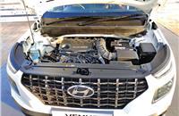 Hyundai's new 1.0-litre petrol, 3-cyl direct-injection turbo that develops 120hp and 172Nm, debuts in the Venue compact SUV.