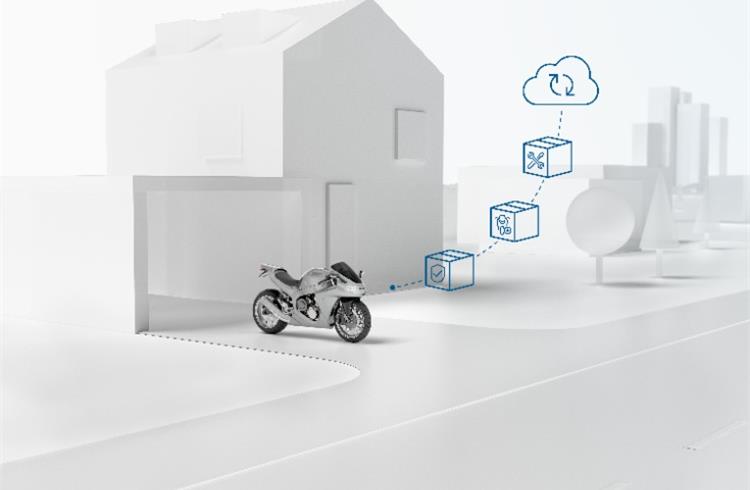 Bosch enables OTA software updates which can be downloaded from the cloud via an app on the rider’s own smartphone and uploaded to the motorcycle or powersports vehicle.
