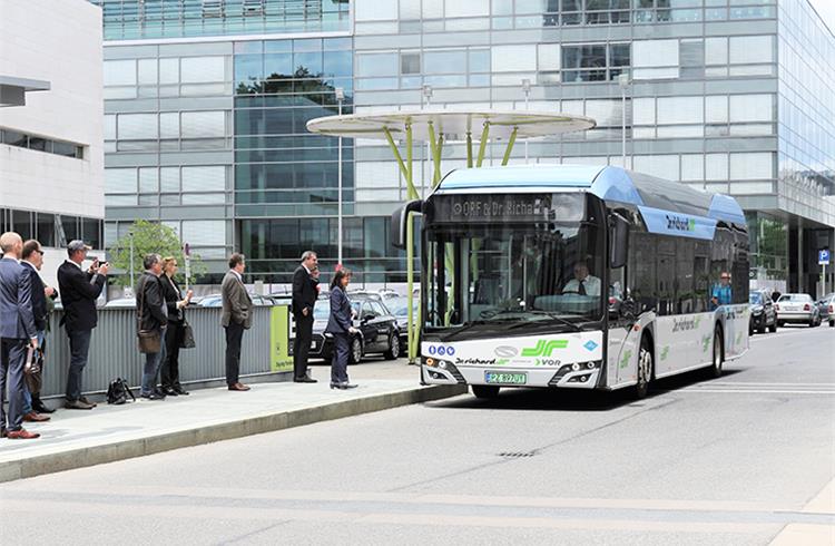 Austria’s largest bus operator testing Solaris hydrogen bus