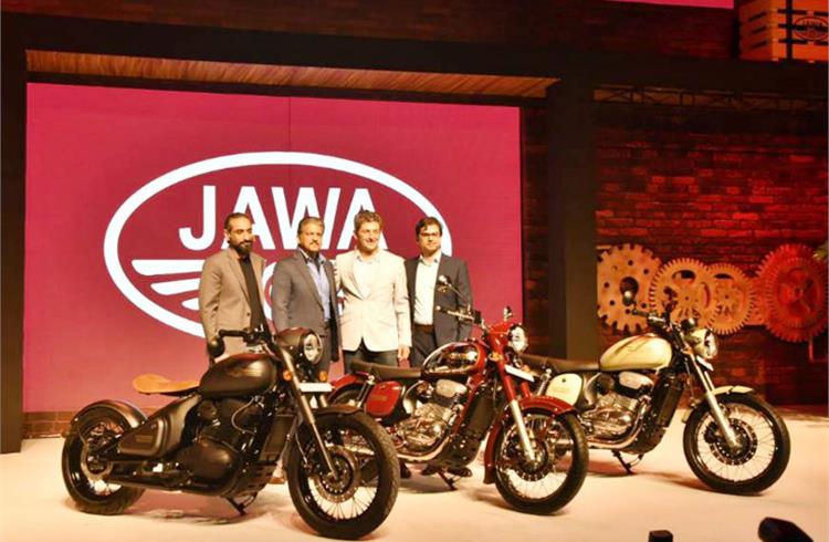Jawa returns to India with three new motorcycles