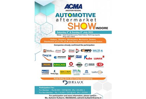 ACMA to commence Automotive Aftermarket Show on July 8-9 in Indore