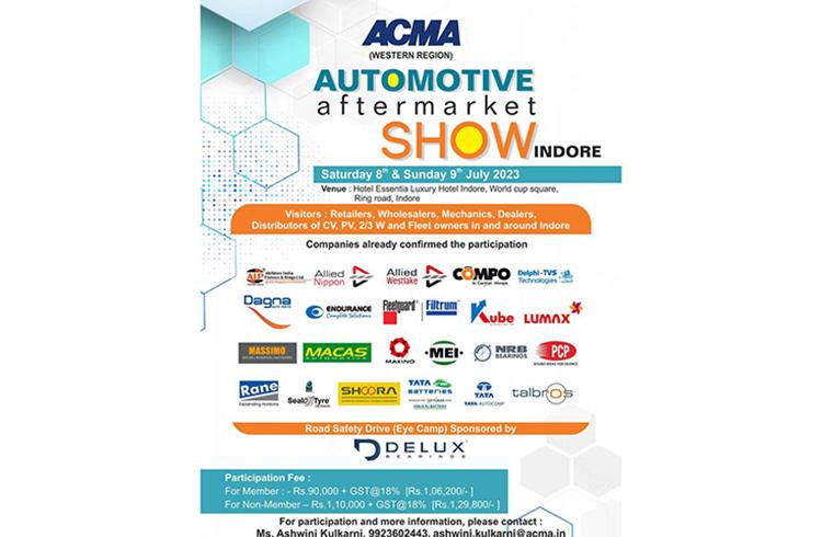 ACMA to commence Automotive Aftermarket Show on July 8-9 in Indore