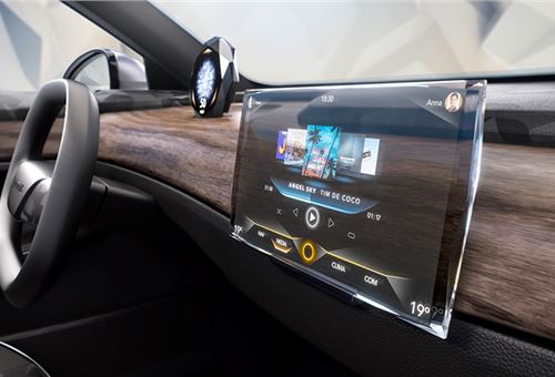 Continental, Swarovski Mobility showcase Crystal Center Display at CES 2024