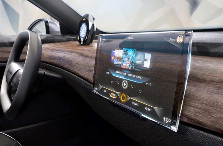 Continental, Swarovski Mobility showcase Crystal Center Display at CES 2024