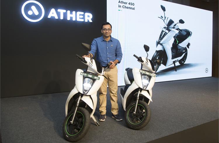 Tarun Mehta, CEO and co-founder, Ather Energy: 