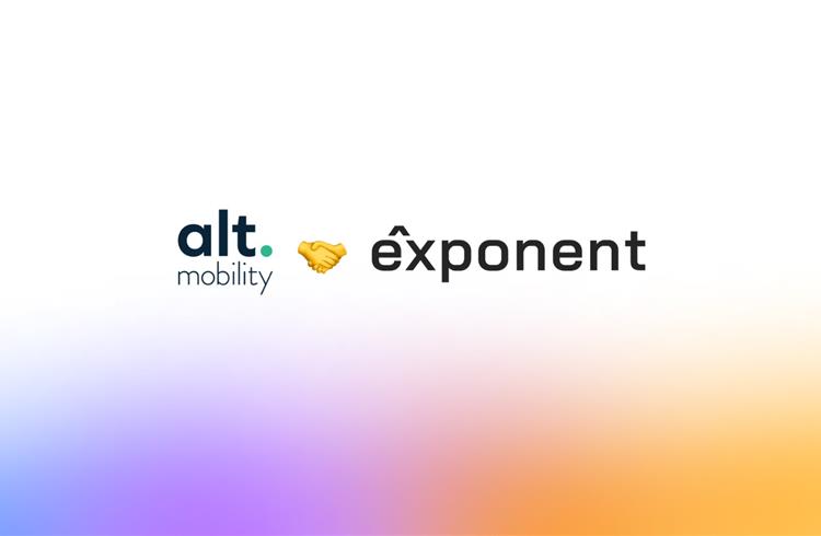 Exponent and Alt Mobility announce 5-Year EV financing with 30% lower EMI