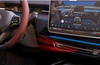  The infotainment system has been overhauled to bring temperature controls to the main homepage of the 15-inch touchscreen.