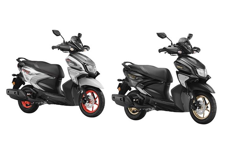 The Ray ZR Street Rally 125 in its two new colour schemes