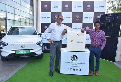MG Motor India partners with LOHUM for ‘Second Life’ EV battery solution