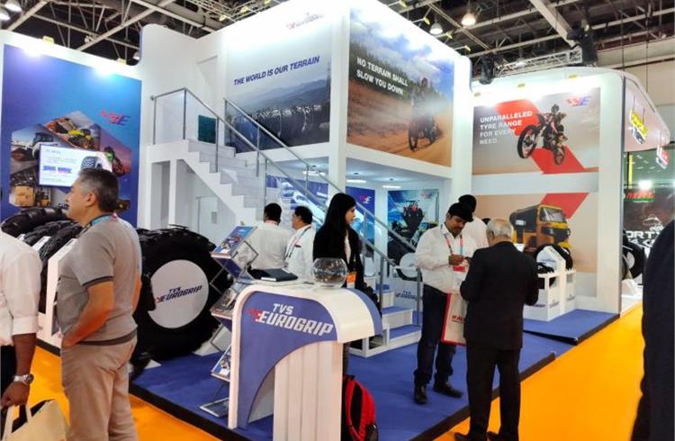 TVS Srichakra-owned TVS Eurogrip Tyres at Automechanika Dubai 2023 