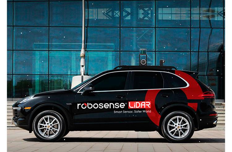 RoboSense annouces first public road test of vehicle with smart LiDAR
