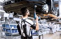 Audi tests exoskeletons to boost employee ergonomics in plant