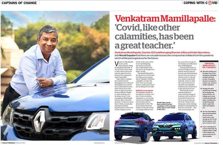 Autocar Professional’s Man of the Year 2020 is Tata Motors’ Shailesh Chandra