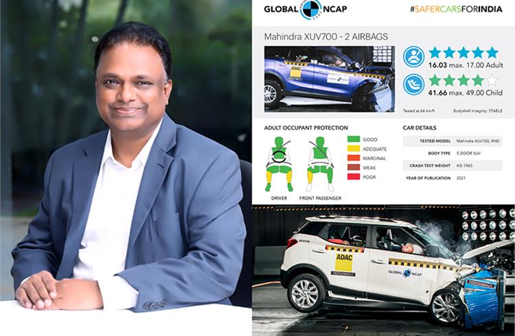 Mahindra's R Velusamy: ‘Once you decide on 5-star safety, there's no option but to reduce vehicle weight’