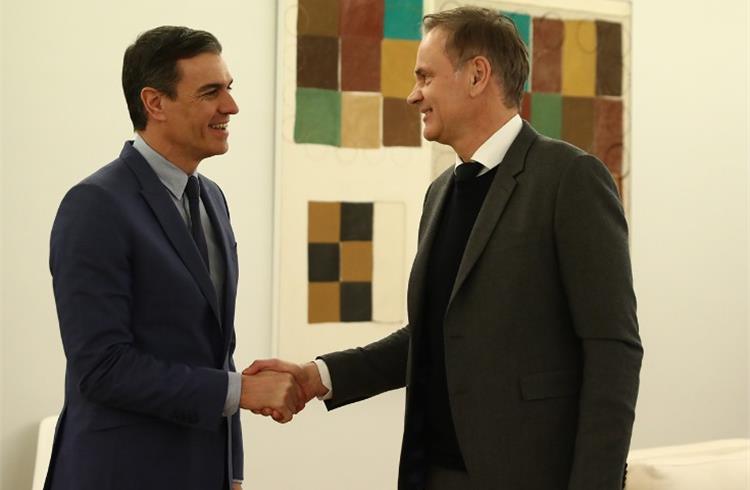 The Prime Minister of Spain, Pedro Sánchez, and VW Group CEO Oliver Blume met in Madrid to discuss a wide-ranging investment plan that will help transform Spain into an industrial hub for electric mobility.
