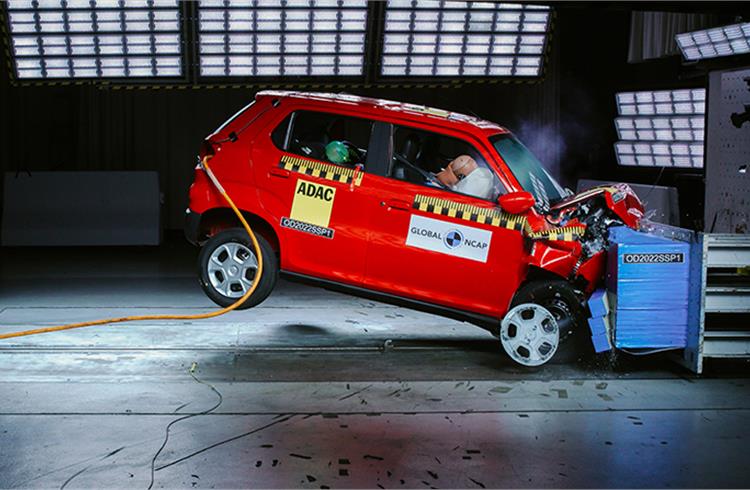 Maruti S-Presso scores three stars in GNCAP crash test, improves on previous zero rating