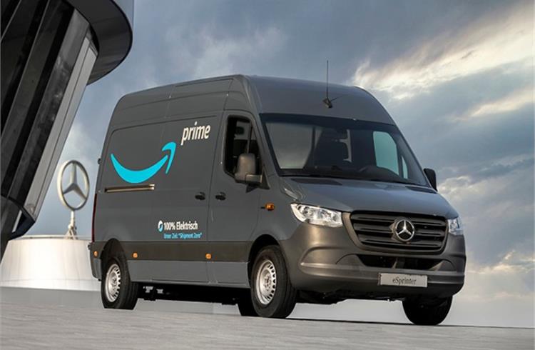 More than 1,200 EVs in the order will comprise Mercedes-Benz’s newest electric commercial van— the eSprinter.