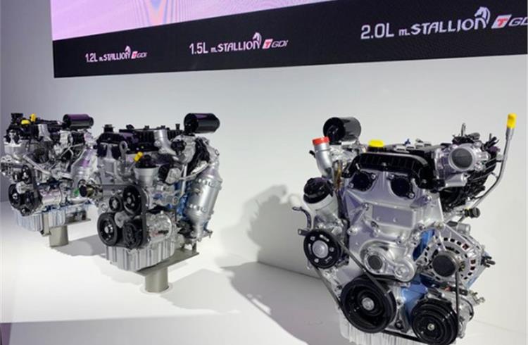In an effort to show it has embraced petrol engine techy, Mahindra, which is keen to shed its image of being a diesel-driven automaker, showcased its new BS VI-ready range of mStallion turbo petrols.