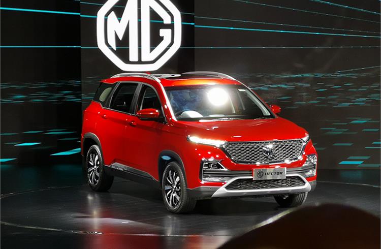MG Hector SUV revealed ahead of its launch in June 2019
