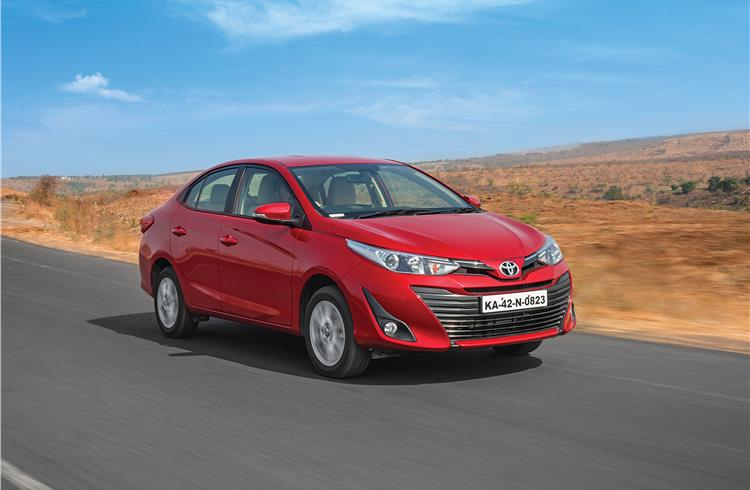 Toyota Kirloskar Motor is bullish on the sales prospects of the recently launched Yaris midsize sedan as it expects the car to challenge the competition in the B+ segment in the domestic market.