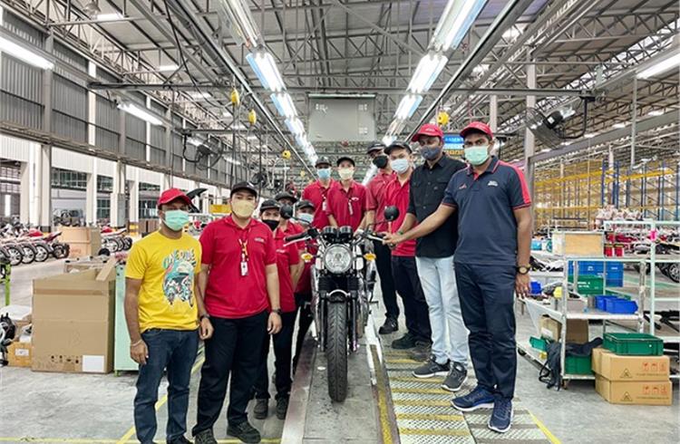 The first Royal Enfield models to be assembled at the Thailand CKD plant are the Himalayan, Interceptor 650 and Continental GT 650.