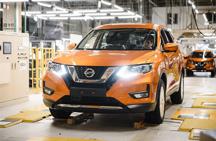 Nissan’s St Petersburg plant begins producing new X-Trail