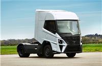 HVS’ 40-tonne HGV technology demonstrator features a unique powertrain and radical cab design, making it the first indigenous UK hydrogen HGV, designed and built from the ground up