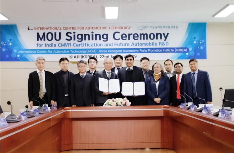 iCAT inks MoU with Korea’s KIAPI for certifying safety critical components