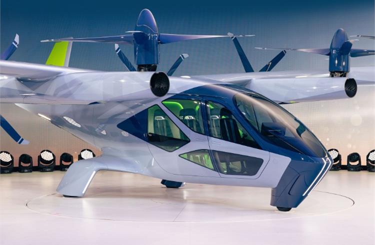The electric aircraft can seat up to five people including the pilot.