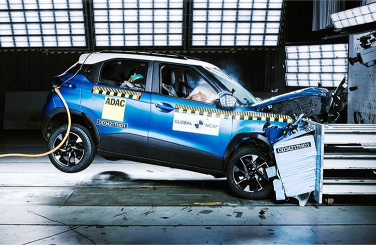 the Punch aced the Global NCAP crash test with a 5-star rating for adult occupant protection and four stars for child occupant protection.