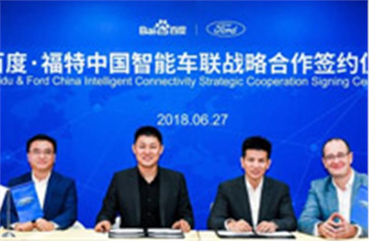 Ford and Baidu in strategic partnership for China market