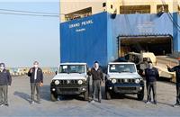 he first shipment of 184 units of the made-in-India Jimny has left from Mundra port bound for Colombia and Peru.