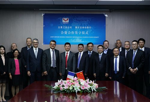 Faurecia and Wuling Industry form JV for emissions control systems