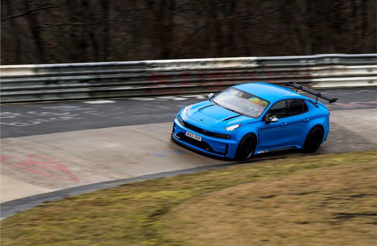 Lynk&Co 03 Cyan Concept is fastest four-door at Nurburgring