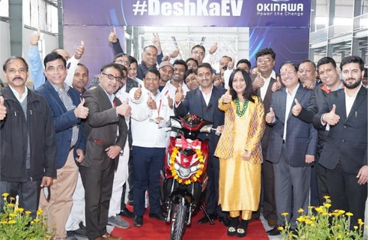 Okinawa’s second manufacturing plant in Bhiwadi starts production